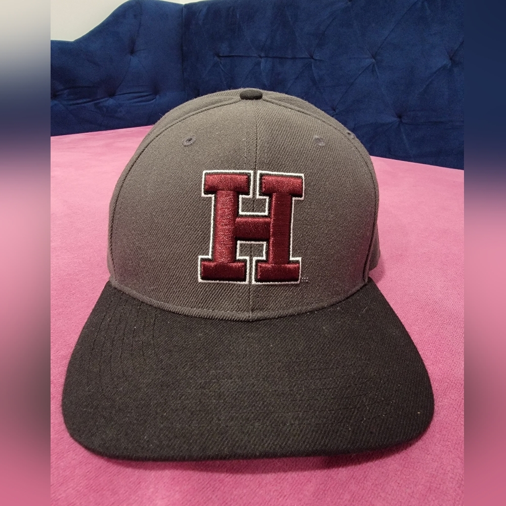 47 Harvard Adjustable Black and Gray Cap